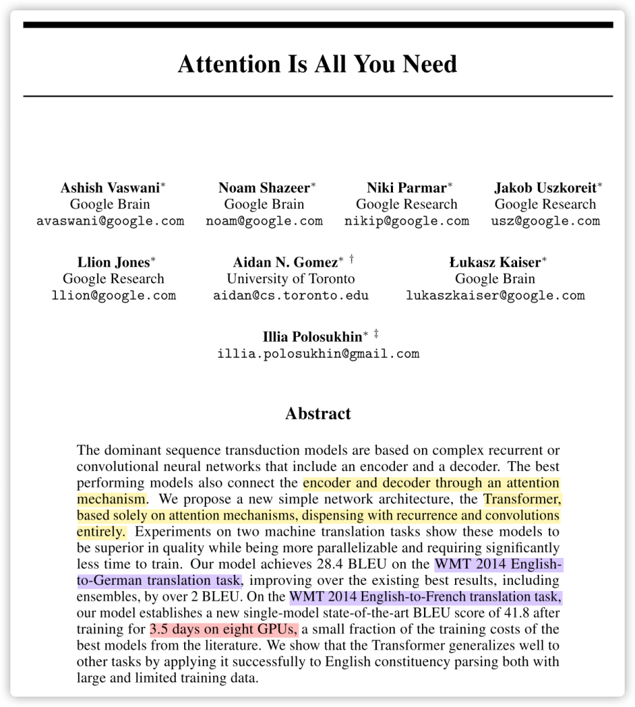 Attention is all you need